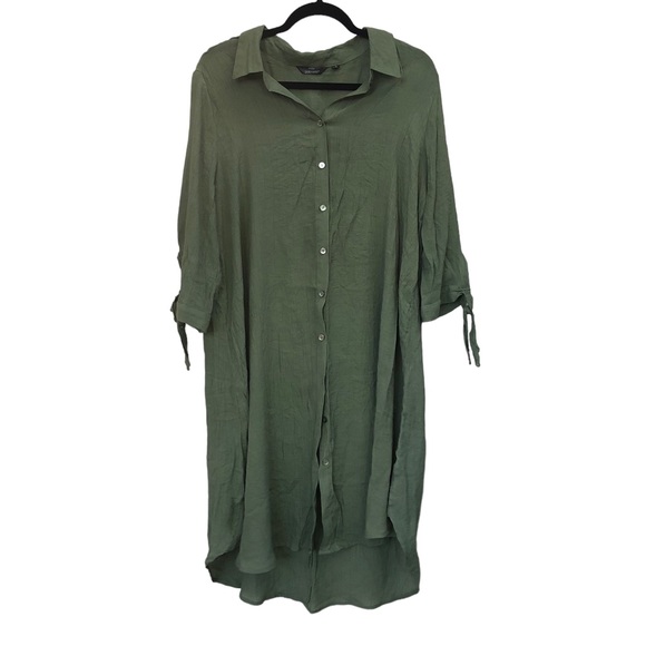 Mlle Gabrielle Dresses & Skirts - Mlle Gabrielle Olive Green Casual Dress size 2x